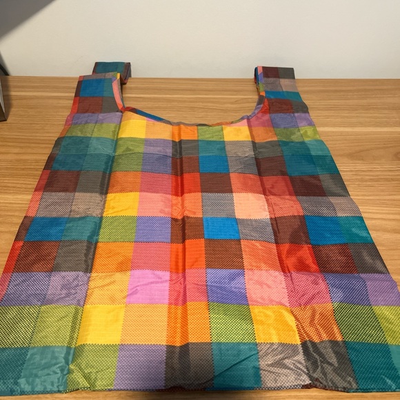 Baggu Standard Reusable - Madras Print - Picture 4 of 4